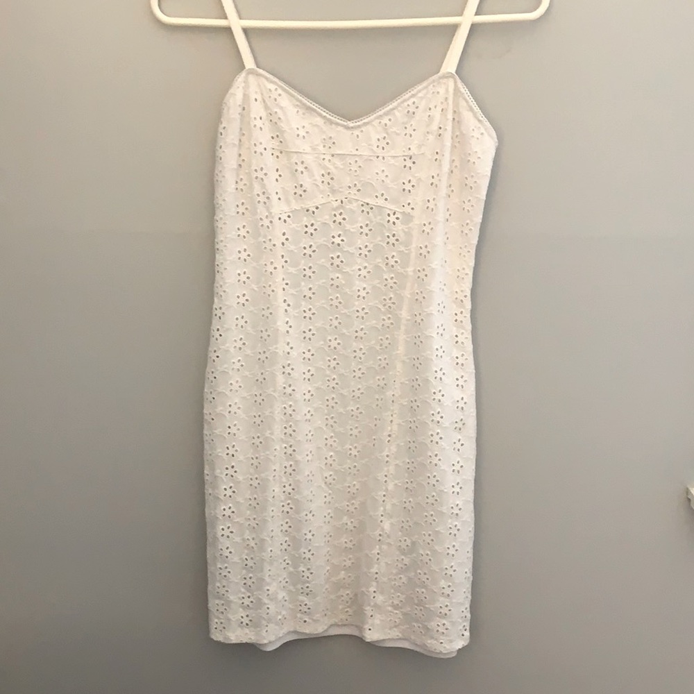White Express tank top dress